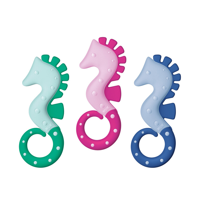 NUK All Stages Teether - Sea Horse | See Horse | 3 months+ | Made in Germany